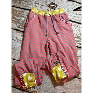 Striped Pink and Yellow Kids Bottoms